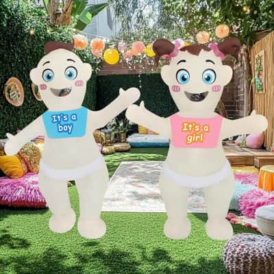 Inflatable Gender Reveal Baby Costume Set for rent in Ottawa