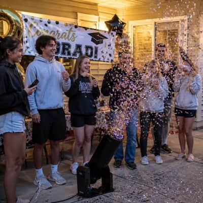 VEVOR 1500W Electric Confetti Cannon Machine thumbnail Party-Event 1/7