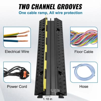 Heavy Duty 2-Channel Cable Protector Ramp – photo 2 in Ottawa