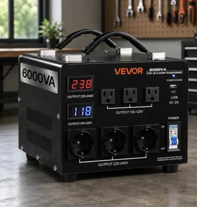 VEVOR 6000VA Step Up Down Voltage Transformer for rent in Ottawa