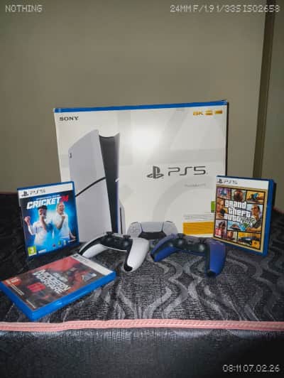 PlayStation 5 Console Bundle with 2 Controllers for rent