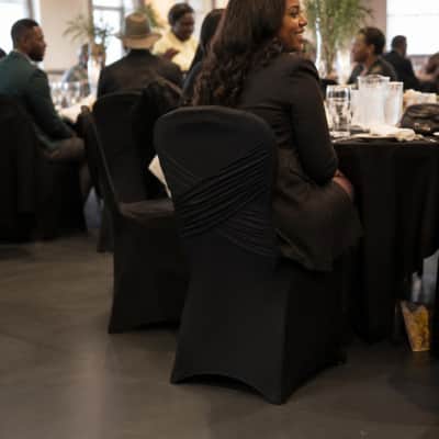 Black Chair Covers Madrid Spandex  thumbnail Party-Event 4/4