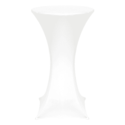 White Spandex 42-Inch Cocktail Table Cover – photo 3 in Arnprior