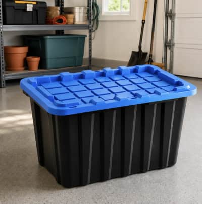 Heavy-Duty Plastic Storage Tote with Lid for rent in Kanata