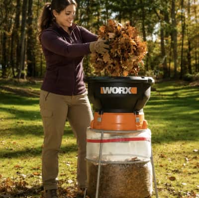 WORX Electric Leaf Mulcher Shredder for rent in Kanata