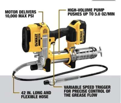 DEWALT 20V MAX Cordless Grease Gun Kit – photo 3 in Kanata