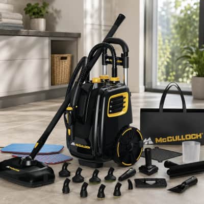 McCulloch Canister Steam Cleaner with Accessory Kit for rent in Kanata