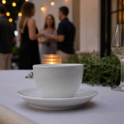 Tea / Coffee Saucer - Sabina ( Select By Dozen ) thumbnail Party-Event 4/4