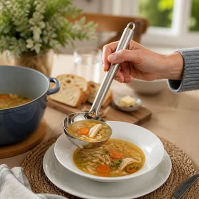 Stainless Steel Ladle thumbnail Party-Event 2/3