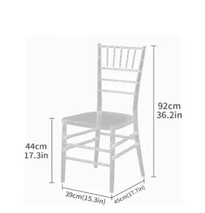 Crystal Clear Chiavari Party Chair – photo 3 in Arnprior