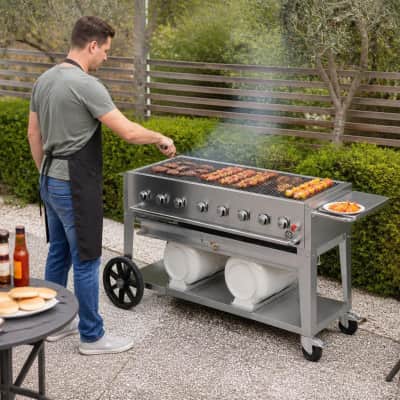 4 Ft Propane Commercial Grade BBQ thumbnail Party-Event 2/5