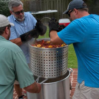 Cooking / Seafood Boil / Corn Strainer - 60 qt thumbnail Party-Event 1/3