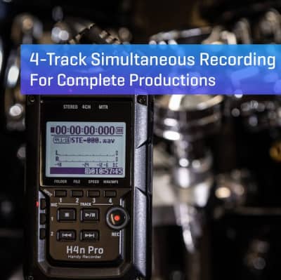 Zoom H4n Pro 4-Track Portable Recorder