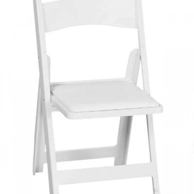 White Resin Chair