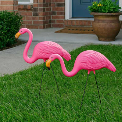 Lawn Ornament Pink Flamingo 