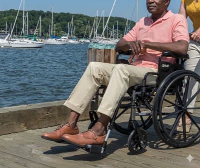 Compact Foldable Wheelchair
