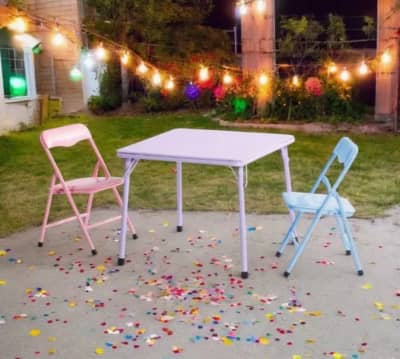 Kids Folding Table and Chair Set