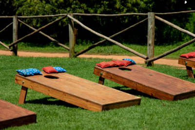 Cornhole Boards with Bean Bags