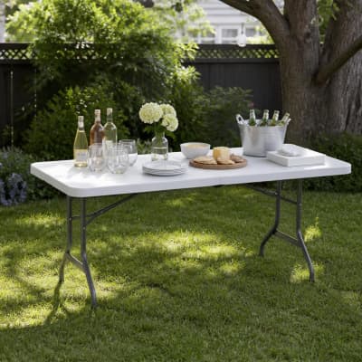 6ft Plastic Folding Table