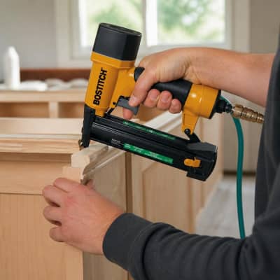 Pneumatic Narrow Crown Stapler/18-gauge Brad Nailer