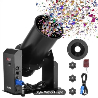 Electric Confetti Cannon - VEVOR 1500W