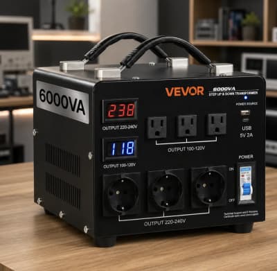 VEVOR 6000VA Step Up Down Voltage Transformer