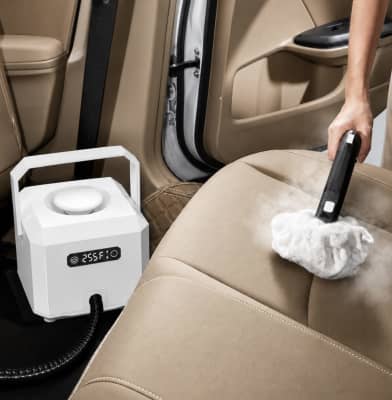 Portable Car Steam Cleaner with Detailing Kit