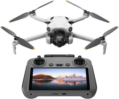 DJI Mini 4 Pro with screen remote controller