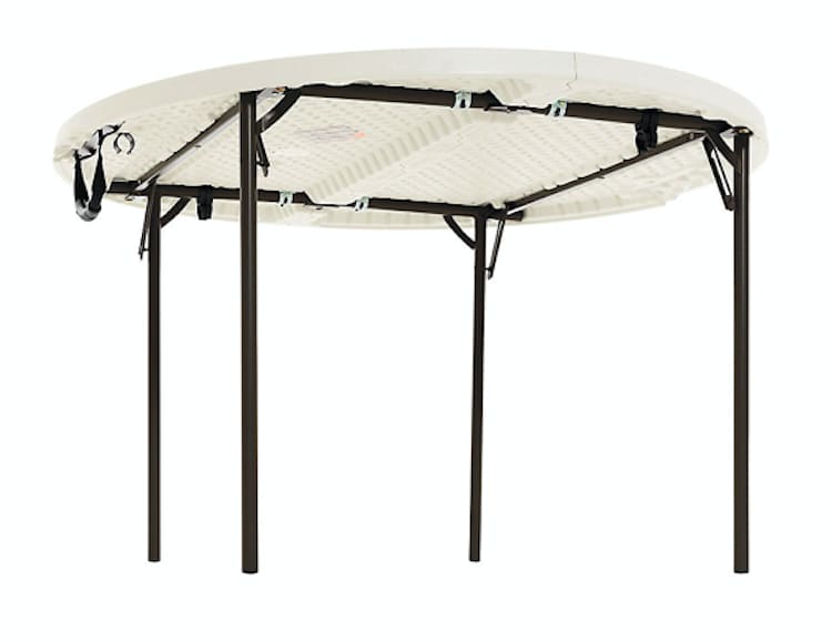 Lifetime 48" Round Light Commercial Fold-in-half Table - Alm – photo 4 in Palm-Bay
