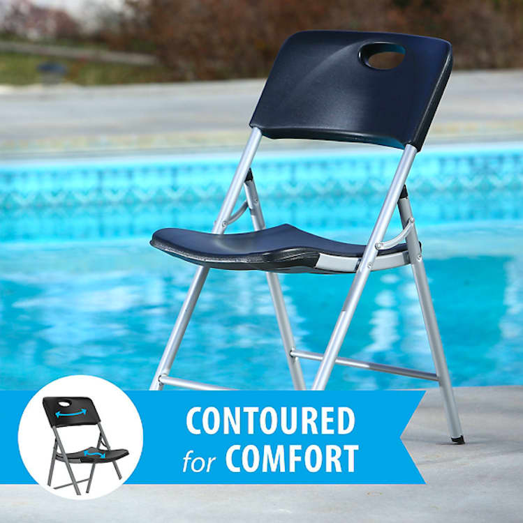 Lifetime Folding Chair - Black – photo 3 in Palm-Bay
