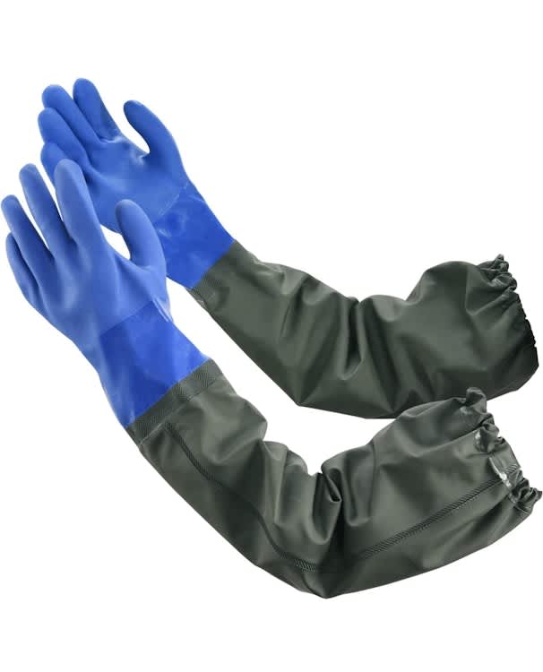 MUMUKE Extra-long 28" Chemical Resistant Rubber Gloves – photo 2 in Broomall