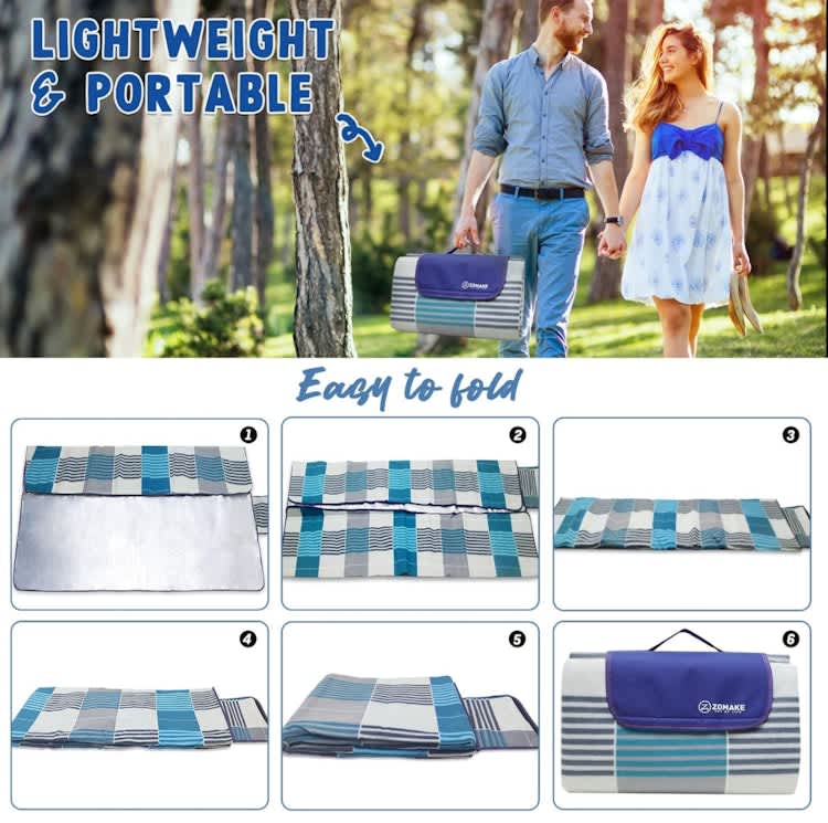ZOMAKE Large Waterproof Picnic Blanket – photo 6 in Broomall