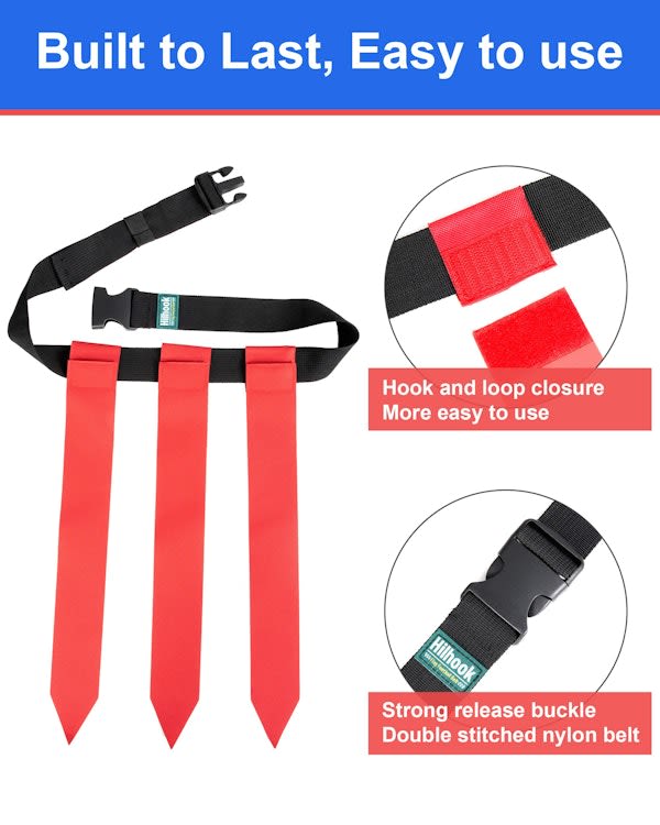 Flag Football Belts, 14 Player Adjustable Flag Football Set – photo 3 in Kanata