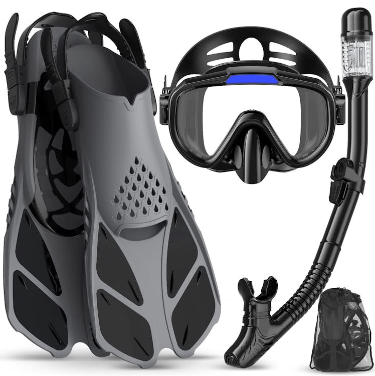Snorkeling Gear for Adults Men Women,4 in 1 Snorkel Set – photo 2 in Kanata