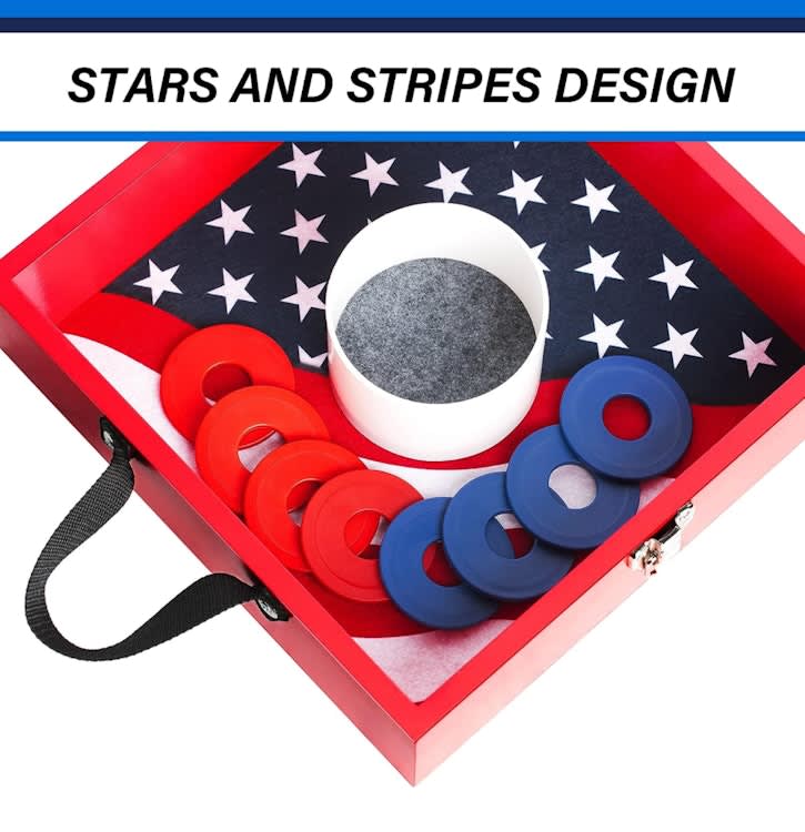 Wooden Washer Toss Game with 8 Washers – photo 8 in Broomall