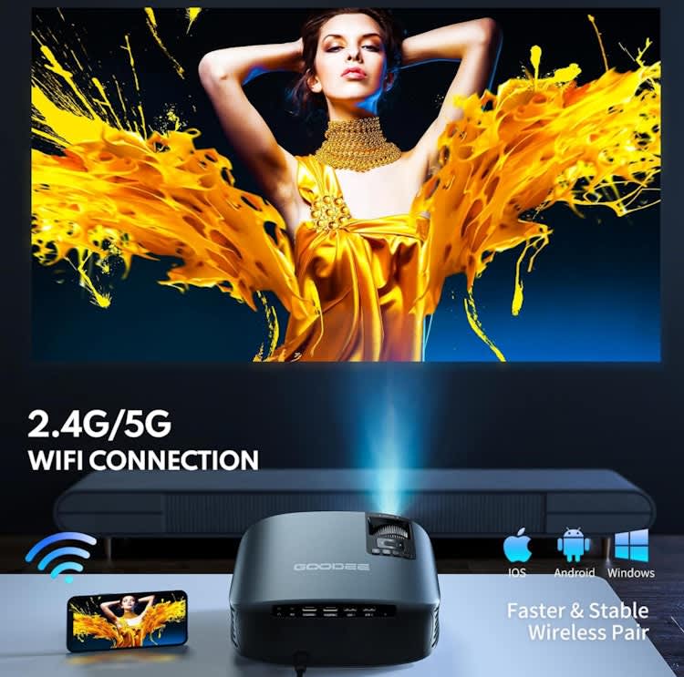GooDee Projector 4K With WiFi And Bluetooth Supported – photo 3 in Broomall