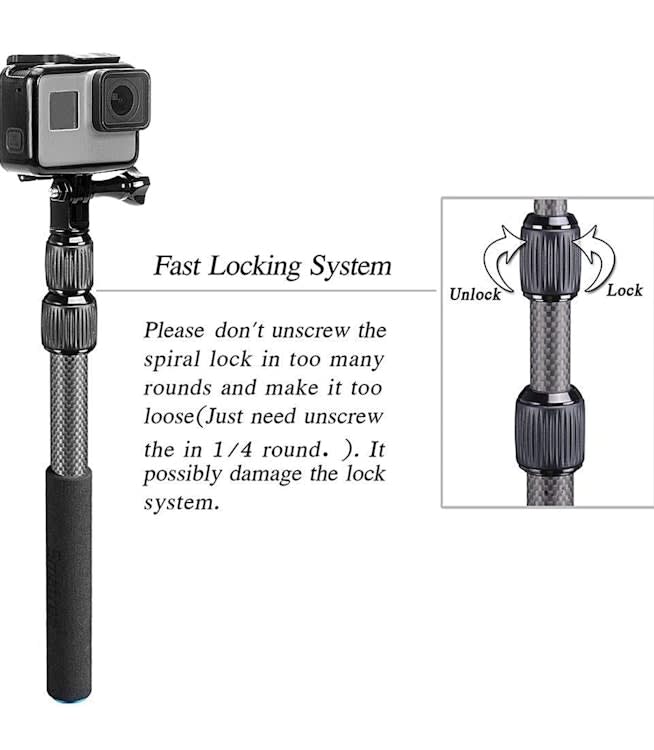 Extendable Floating Pole with Tripod Stand for GoPro Hero – photo 2 in Ottawa