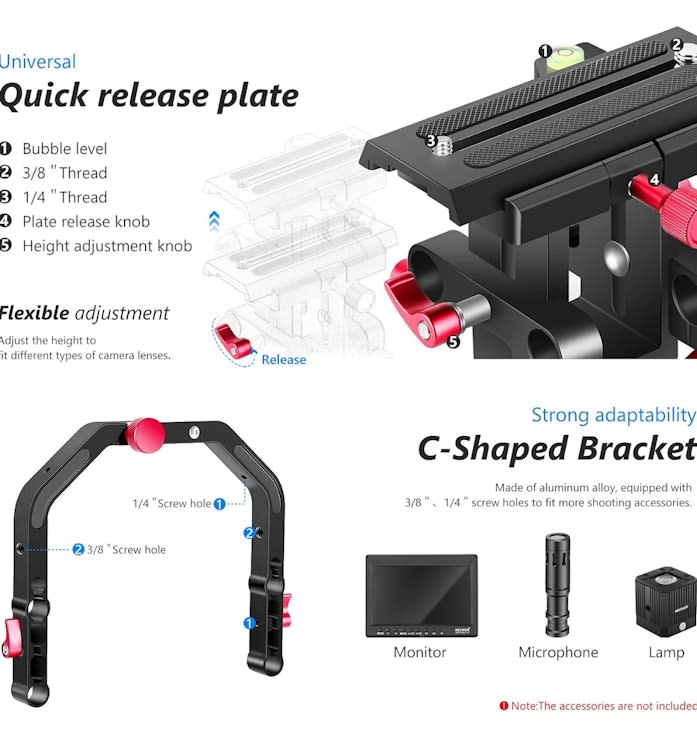 Shoulder Rig Kit for DSLR Cameras and Camcorders – photo 4 in Ottawa