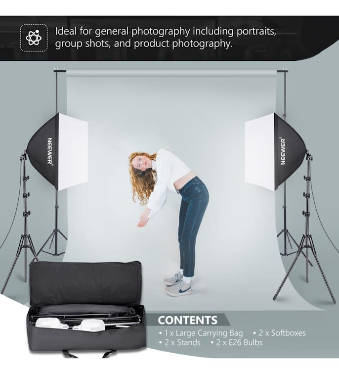 700W Equivalent Softbox Lighting Kit for rent in Ottawa