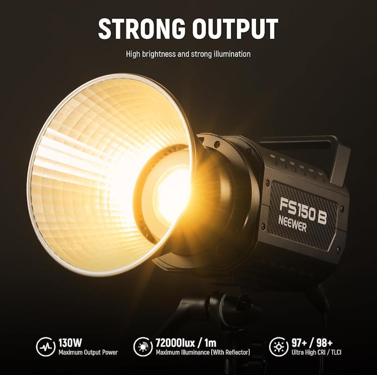 LED Video Light 2.4G/APP Control, 130W 2700K-6500K 72000lux – photo 4 in Ottawa