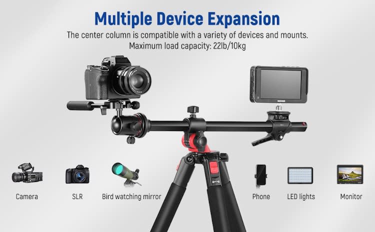 73.6" Horizontal Tripod with Multi Angle Center Column – photo 4 in Ottawa