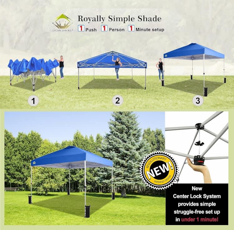 Crown Shades 10x10 Pop up Canopy – photo 2 in Broomall
