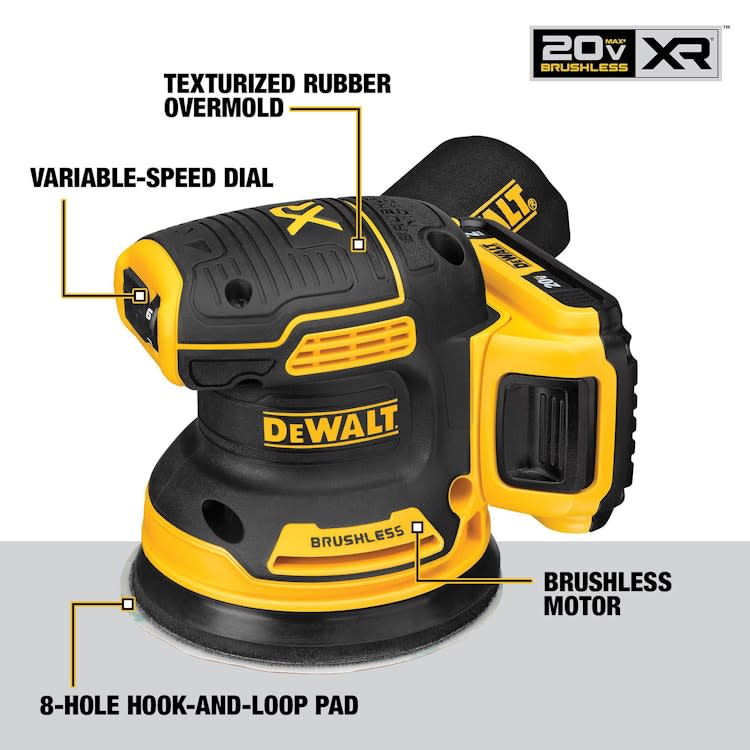 Dewalt 20v Max* Random Orbit Sander, 5-inch, Cordless Kit – photo 2 in Nepean