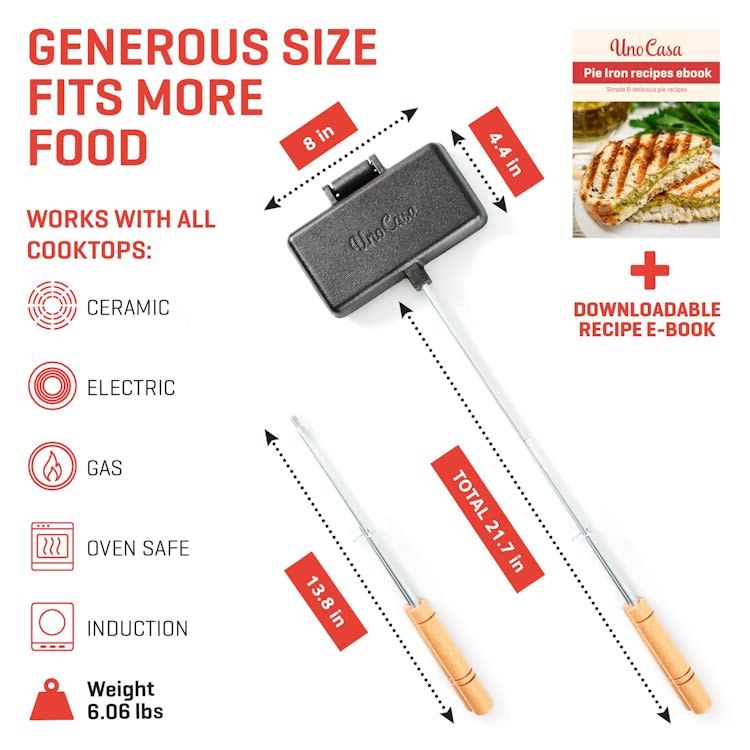 Campfire Pie Iron Sandwich Maker – photo 3 in Ottawa