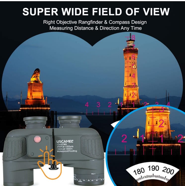 USCAMEL 10X50 Marine Binoculars – photo 4 in Ottawa