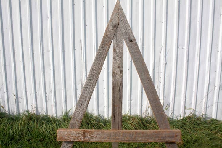 Rustic Barnboard Easel – photo 3 in Embrun