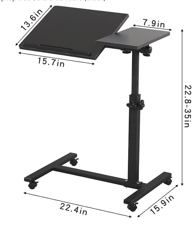 Bedside Desk With Wheels – photo 3 in Ottawa
