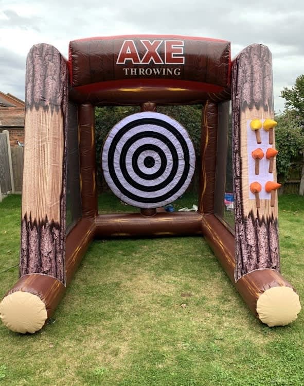 Inflatable Axe Throwing Game for rent in Kanata