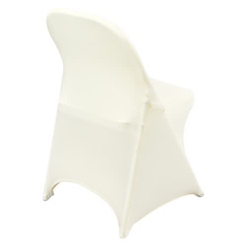 Universal Ivory Stretch Spandex Chair Covers – photo 10 in Nepean