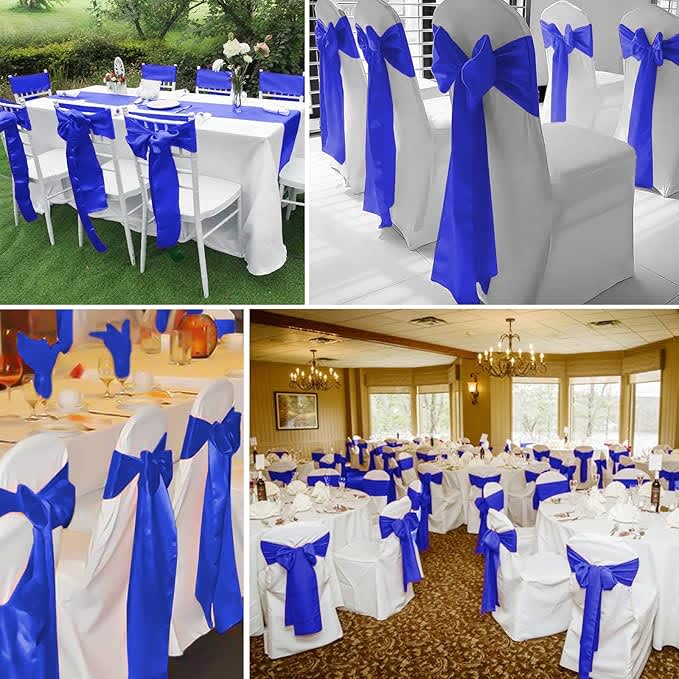 Chair Sash Royal Blue Satin – photo 2 in Kingston